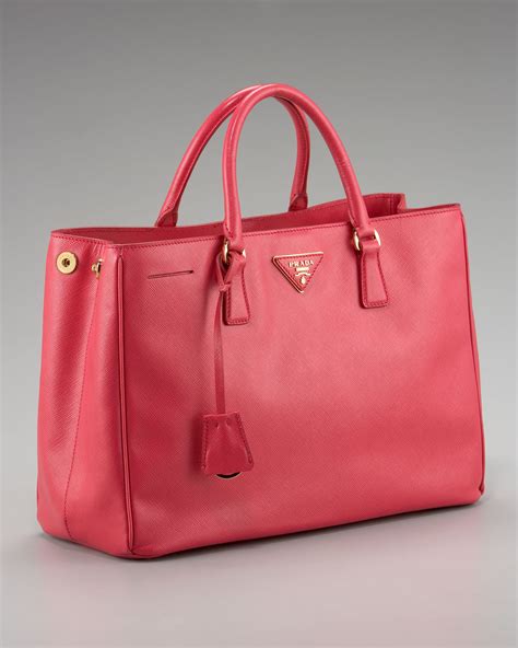 pink prada saffiano tote|Prada saffiano lux tote large.